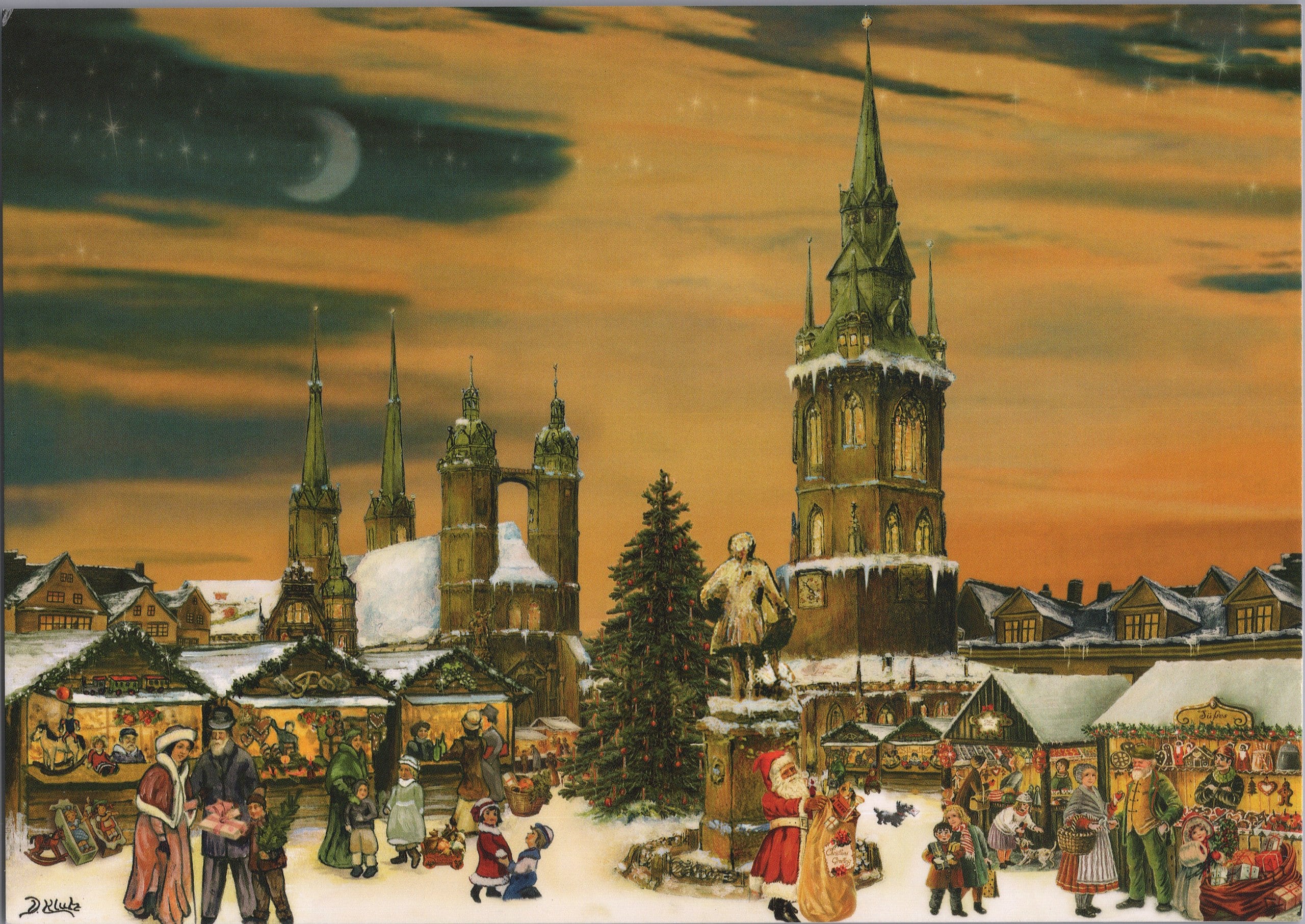 Postcard by publisher Brück & Sohn in Meißen.
